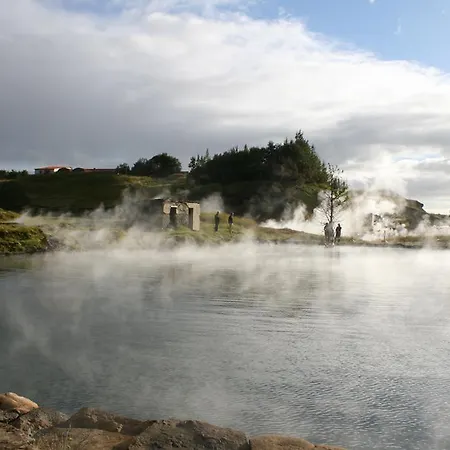 Geysir - Modern Log Cabin Reykholt  Exterior photo